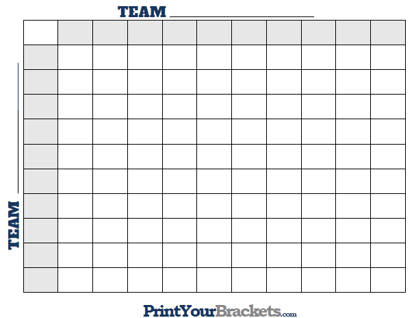 football squares template